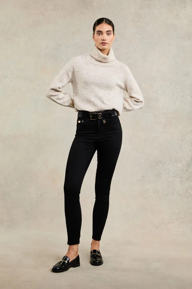 Holland Cooper 5 Pocket Jodhpur Jean Black Women Jeans Holland Cooper 5 Pocket Jodhpur Jean Black Women Jeans