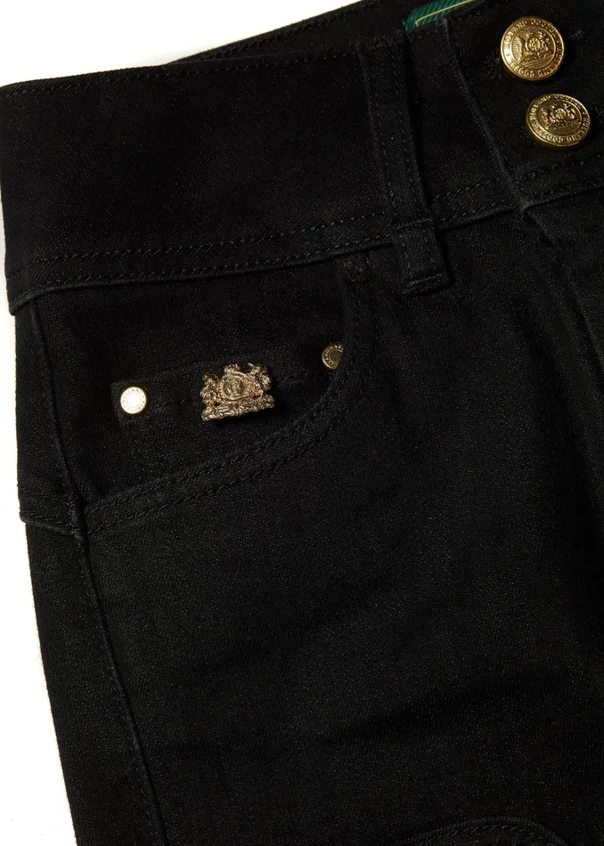 Holland Cooper 5 Pocket Jodhpur Jean Black Women Jeans Holland Cooper 5 Pocket Jodhpur Jean Black Women Jeans