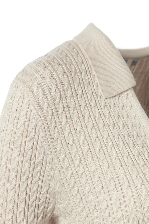 Holland Cooper Ava Knit Almond Women Knitwear Holland Cooper Ava Knit Almond Women Knitwear