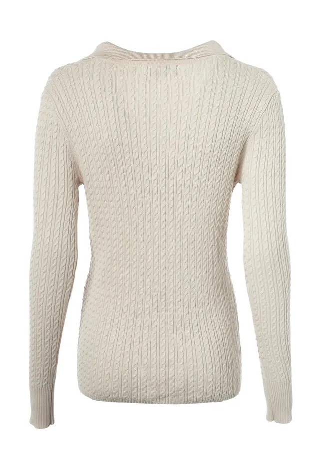 Holland Cooper Ava Knit Almond Women Knitwear Holland Cooper Ava Knit Almond Women Knitwear