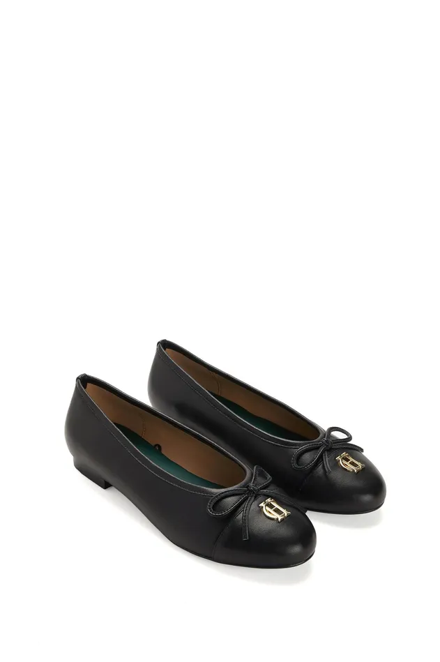 Holland Cooper Ballet Shoe Black Women Pumps Holland Cooper Ballet Shoe Black Women Pumps
