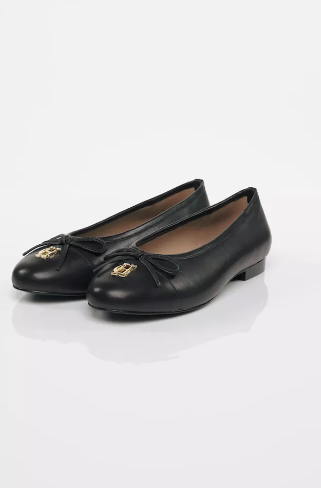Holland Cooper Ballet Shoe Black Women Pumps Holland Cooper Ballet Shoe Black Women Pumps