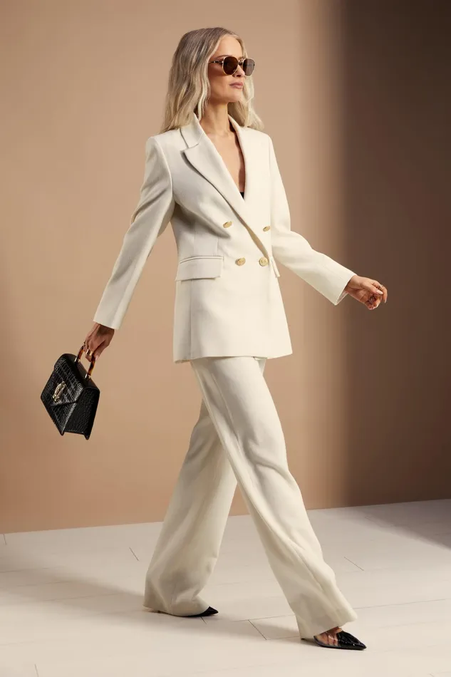 Holland Cooper Belgravia Blazer Ivory Women Blazers