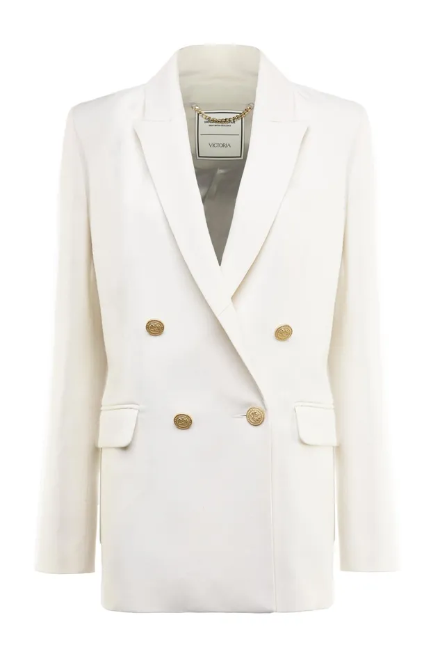 Holland Cooper Belgravia Blazer Ivory Women Blazers