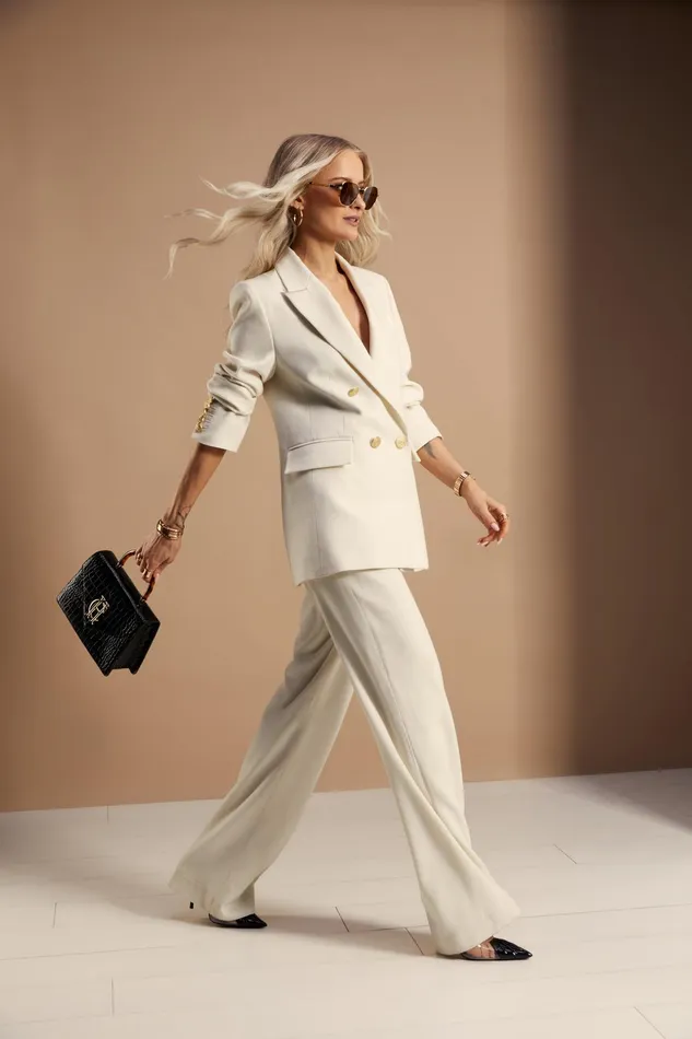 Holland Cooper Belgravia Blazer Ivory Women Blazers