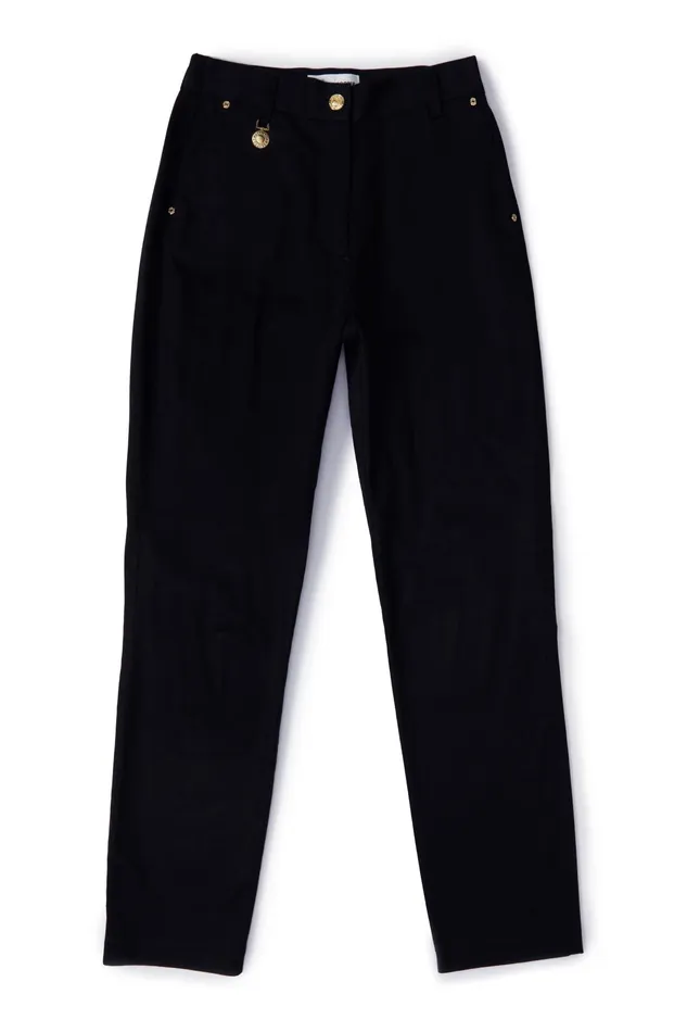 Holland Cooper Bexley Cigarette Trouser Black Women Trousers Holland Cooper Bexley Cigarette Trouser Black Women Trousers