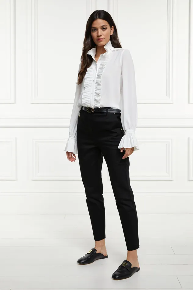 Holland Cooper Bexley Cigarette Trouser Black Women Trousers Holland Cooper Bexley Cigarette Trouser Black Women Trousers