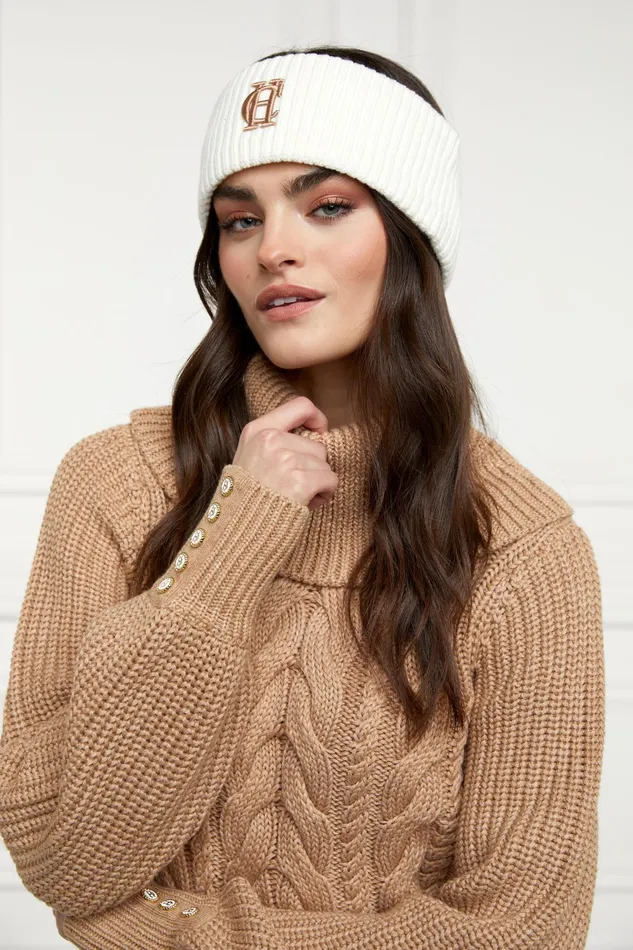 Holland Cooper Chelsea Merino Headband Cream Women Hats and Headbands Holland Cooper Chelsea Merino Headband Cream Women Hats and Headbands