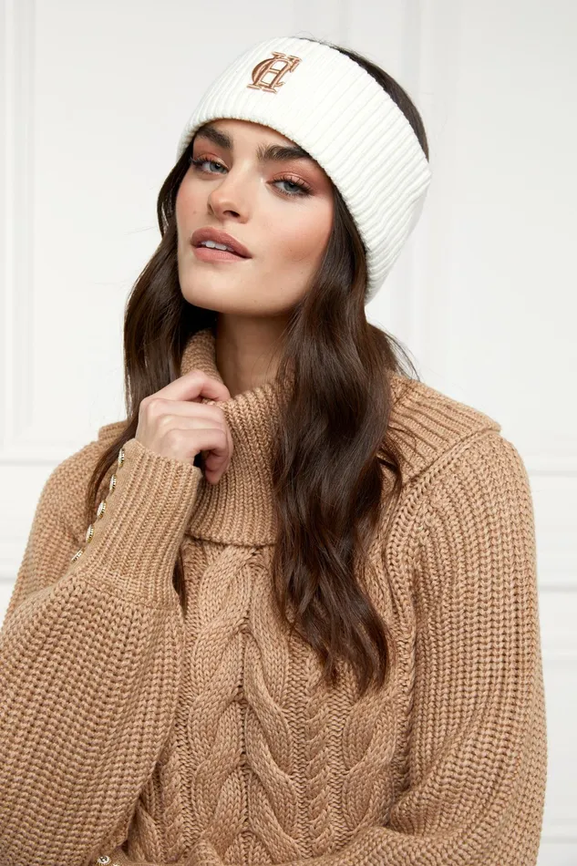 Holland Cooper Chelsea Merino Headband Cream Women Hats and Headbands Holland Cooper Chelsea Merino Headband Cream Women Hats and Headbands