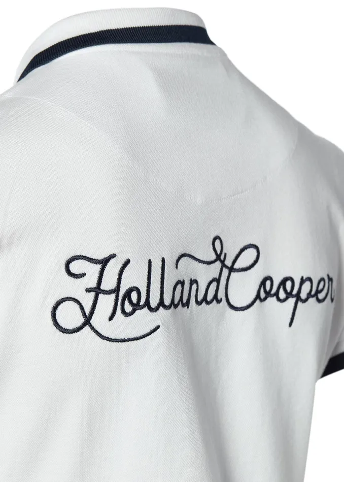 Holland Cooper Classic Polo Shirt White Women Polo Shirts