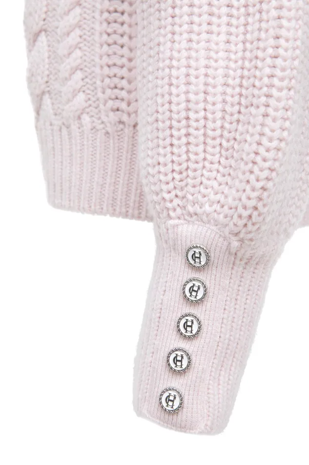 Holland Cooper Corded Roll Neck Knit Women Knitwear Holland Cooper Corded Roll Neck Knit Women Knitwear