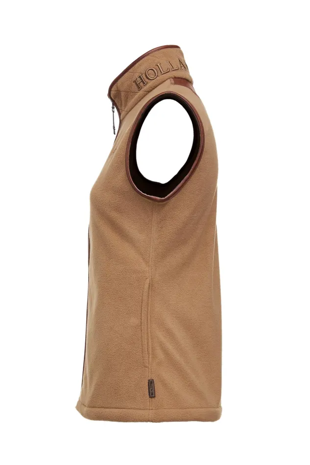 Holland Cooper Country Fleece Gilet Coffee Women Fleeces