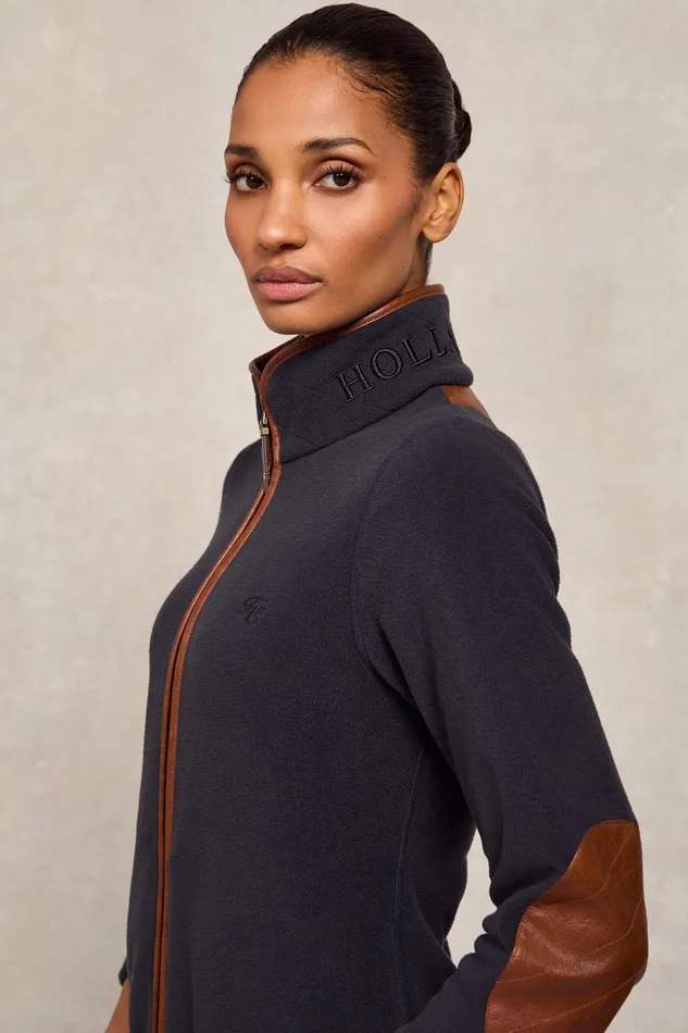 Holland Cooper Country Fleece Jacket Ink Navy Women Fleeces