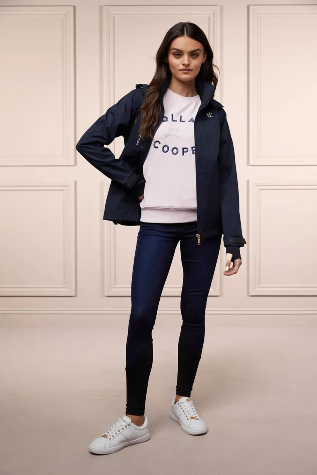 Holland Cooper Crystal Crew Neck Sweat Blush Women Hoodies and Sweatshirts Holland Cooper Crystal Crew Neck Sweat Blush Women Hoodies and Sweatshirts