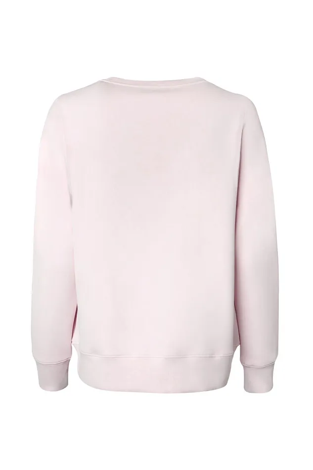Holland Cooper Crystal Crew Neck Sweat Blush Women Hoodies and Sweatshirts Holland Cooper Crystal Crew Neck Sweat Blush Women Hoodies and Sweatshirts