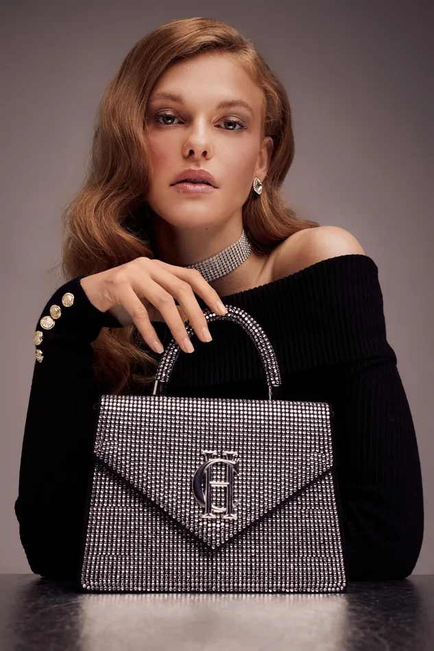 Holland Cooper Dowdeswell Bag Silver Women Clutch Bags