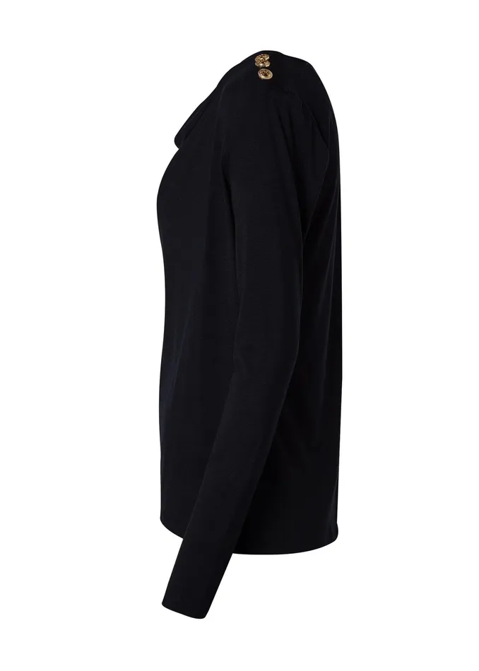 Holland Cooper Ellen Top Black Women Tops Holland Cooper Ellen Top Black Women Tops