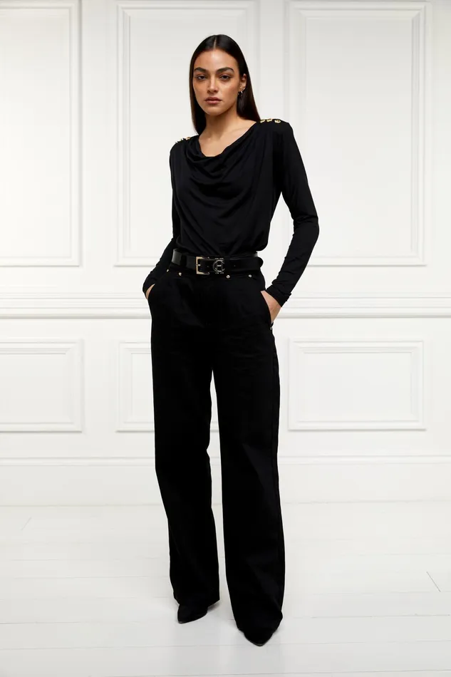 Holland Cooper Ellen Top Black Women Tops Holland Cooper Ellen Top Black Women Tops