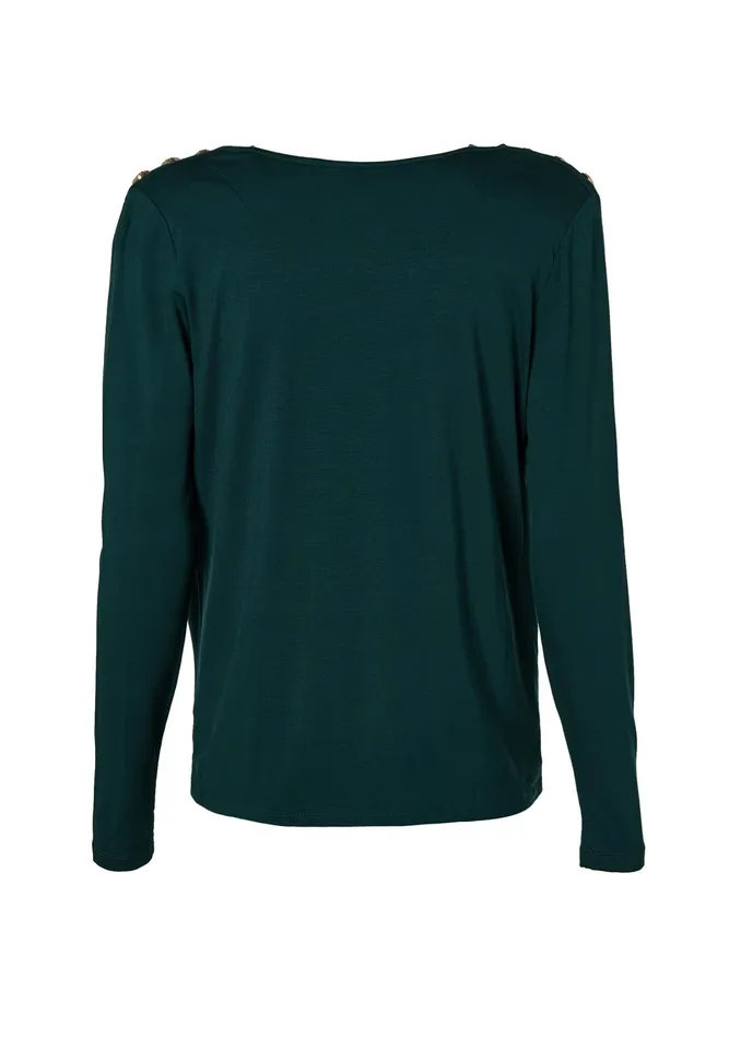 Holland Cooper Ellen Top Deep Emerald Women Tops Holland Cooper Ellen Top Deep Emerald Women Tops