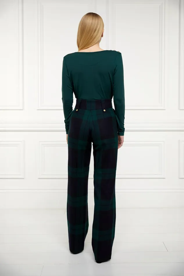 Holland Cooper Ellen Top Deep Emerald Women Tops Holland Cooper Ellen Top Deep Emerald Women Tops