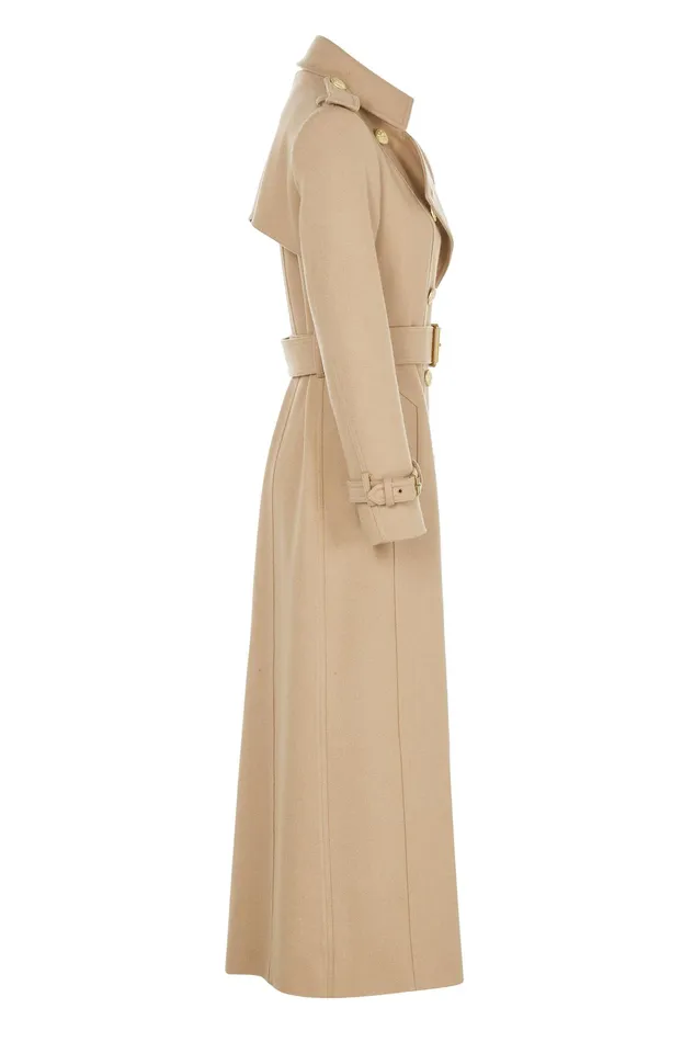 Holland Cooper Full Length Marlborough Trench Coat Camel Women Trench Coats
