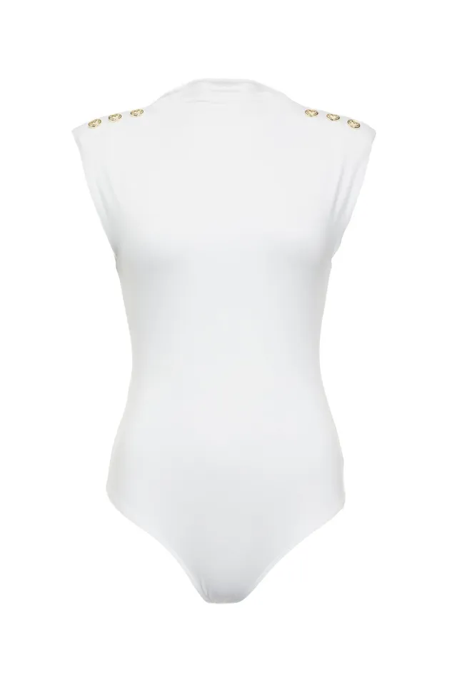 Holland Cooper Harper Bodysuit White Women Bodysuits Holland Cooper Harper Bodysuit White Women Bodysuits