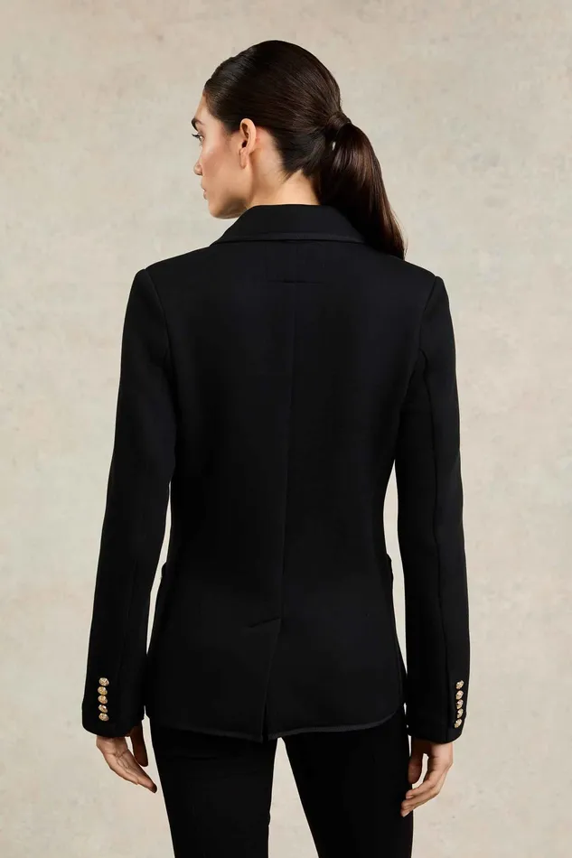 Holland Cooper Henley Blazer Black Black Women Blazers Holland Cooper Henley Blazer Black Black Women Blazers