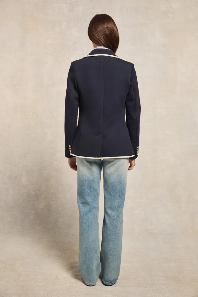 Holland Cooper Henley Blazer Ink Navy Women Blazers Holland Cooper Henley Blazer Ink Navy Women Blazers