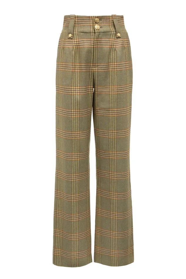 Holland Cooper High Waisted Straight Trouser Leveret Women Tailoring Holland Cooper High Waisted Straight Trouser Leveret Women Tailoring