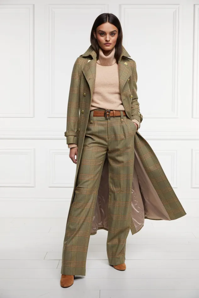 Holland Cooper High Waisted Straight Trouser Leveret Women Tailoring Holland Cooper High Waisted Straight Trouser Leveret Women Tailoring