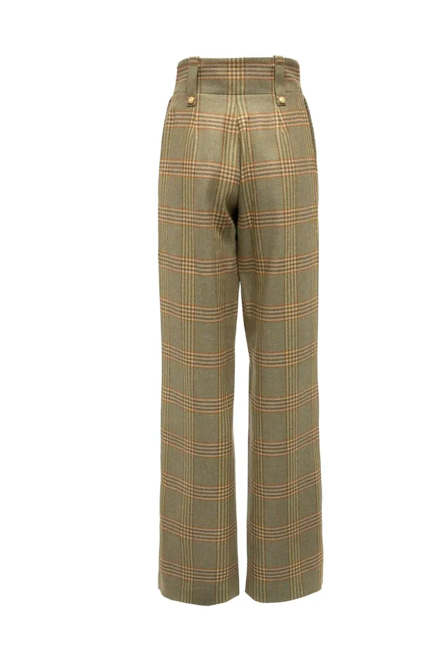 Holland Cooper High Waisted Straight Trouser Leveret Women Tailoring Holland Cooper High Waisted Straight Trouser Leveret Women Tailoring