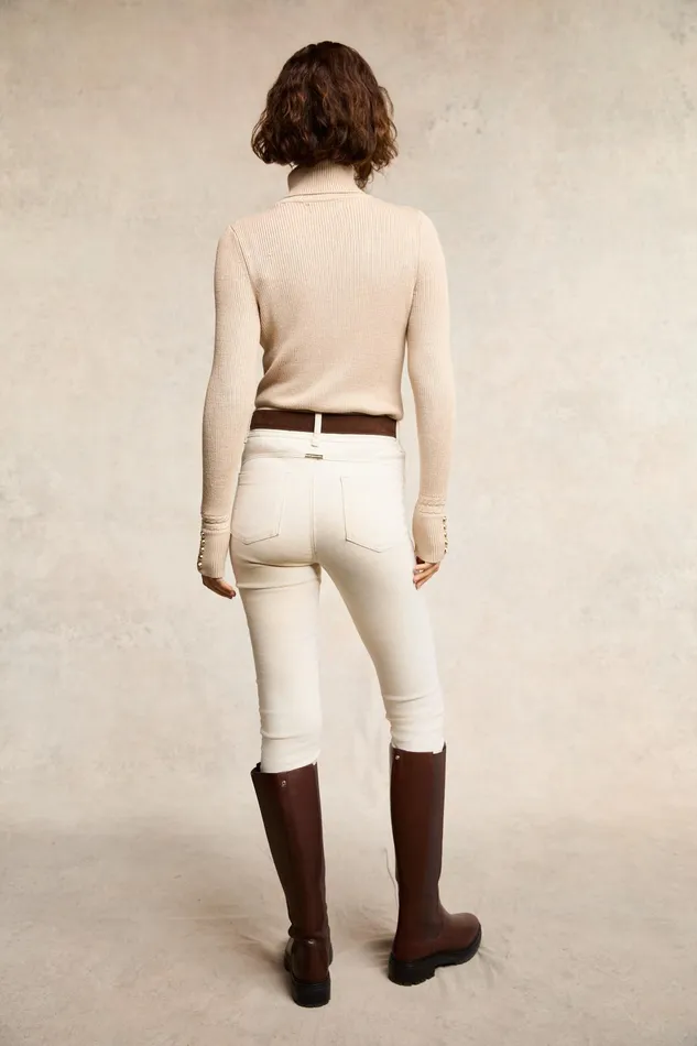 Holland Cooper Jodhpur Jean Oatmeal Women Jeans Holland Cooper Jodhpur Jean Oatmeal Women Jeans