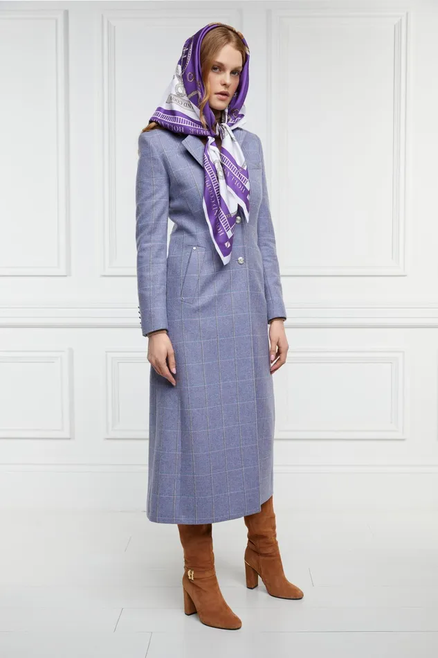 Holland Cooper Jubilee Longline Regency Coat Lavender Women Tailoring