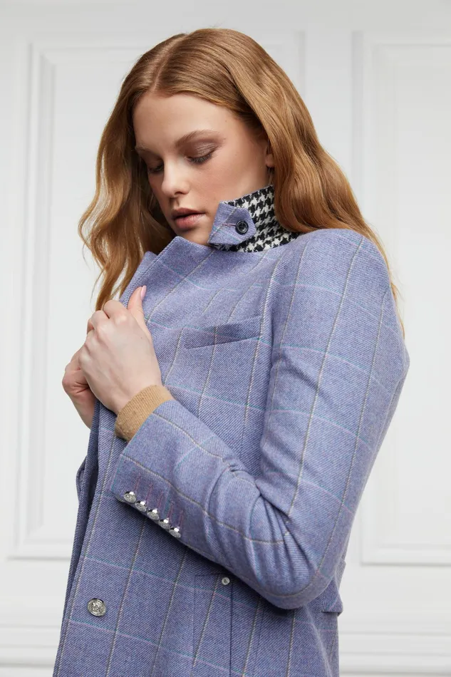 Holland Cooper Jubilee Longline Regency Coat Lavender Women Tailoring