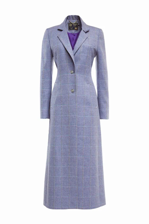 Holland Cooper Jubilee Longline Regency Coat Lavender Women Tailoring