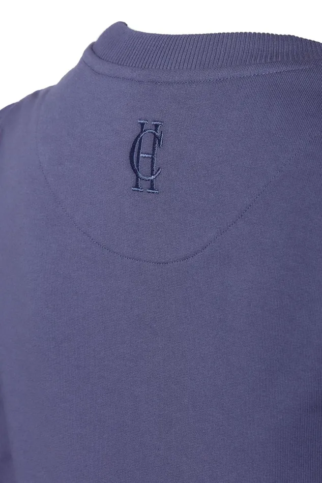 Holland Cooper Kelso Crew Yale Blue Women Sweatshirts Holland Cooper Kelso Crew Yale Blue Women Sweatshirts