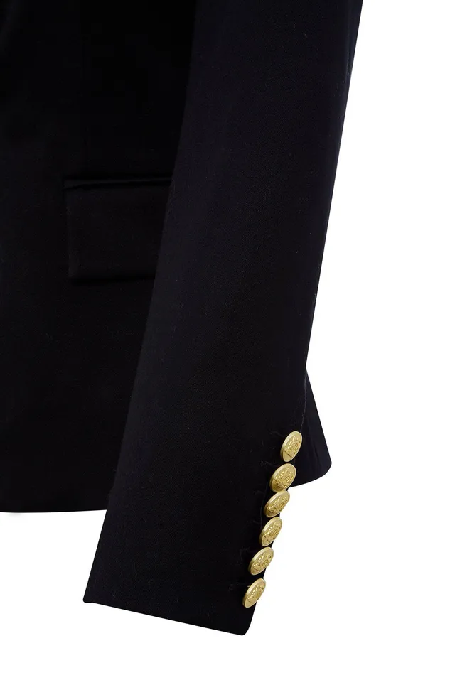 Holland Cooper Knightsbridge Blazer Black Barathea Women Blazers