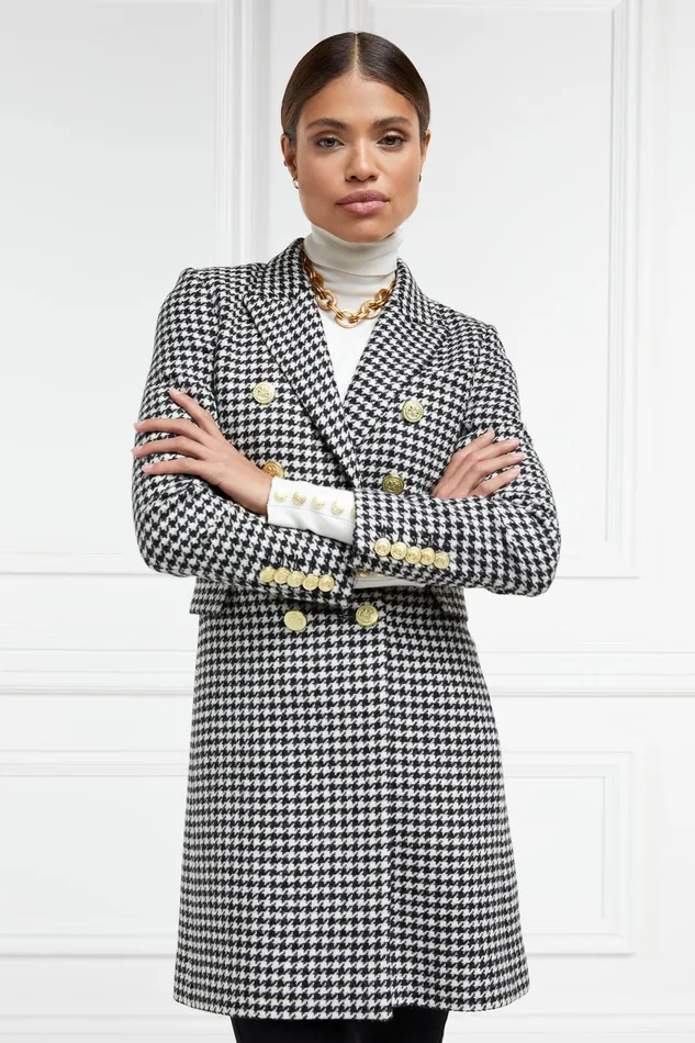 Holland Cooper Knightsbridge Coat Houndstooth Women Tailoring