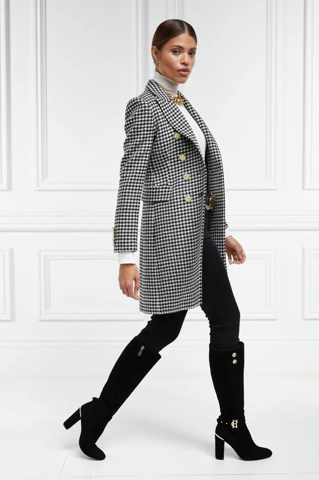 Holland Cooper Knightsbridge Coat Houndstooth Women Tailoring