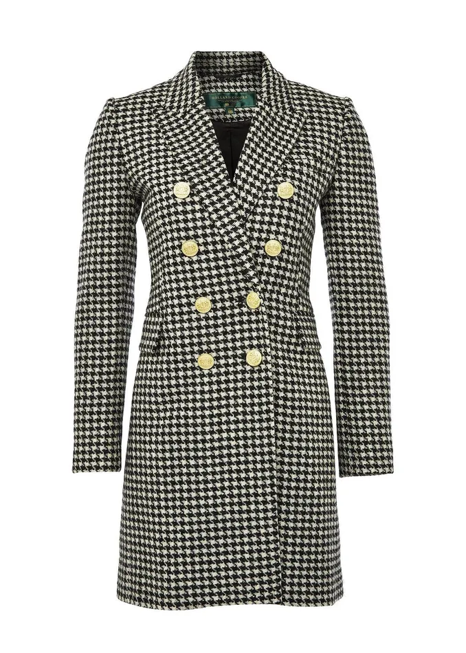 Holland Cooper Knightsbridge Coat Houndstooth Women Tailoring