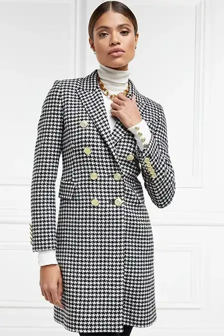 Holland Cooper Knightsbridge Coat Houndstooth Women Tailoring