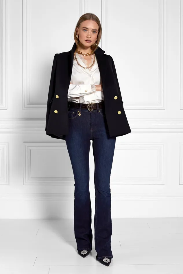 Holland Cooper Lace VNeck Blouse Oyster Women Shirts and Blouses Holland Cooper Lace VNeck Blouse Oyster Women Shirts and Blouses