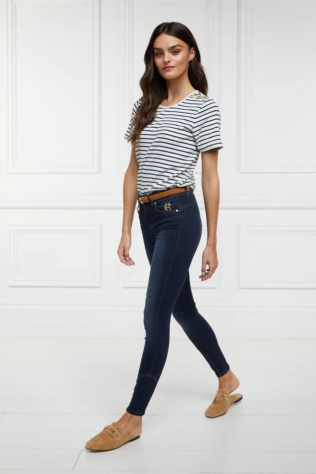 Holland Cooper MidRise Jodhpur Jean Deep Indigo Women Jeans Holland Cooper MidRise Jodhpur Jean Deep Indigo Women Jeans