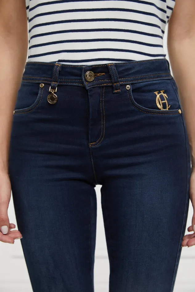 Holland Cooper MidRise Jodhpur Jean Deep Indigo Women Jeans Holland Cooper MidRise Jodhpur Jean Deep Indigo Women Jeans