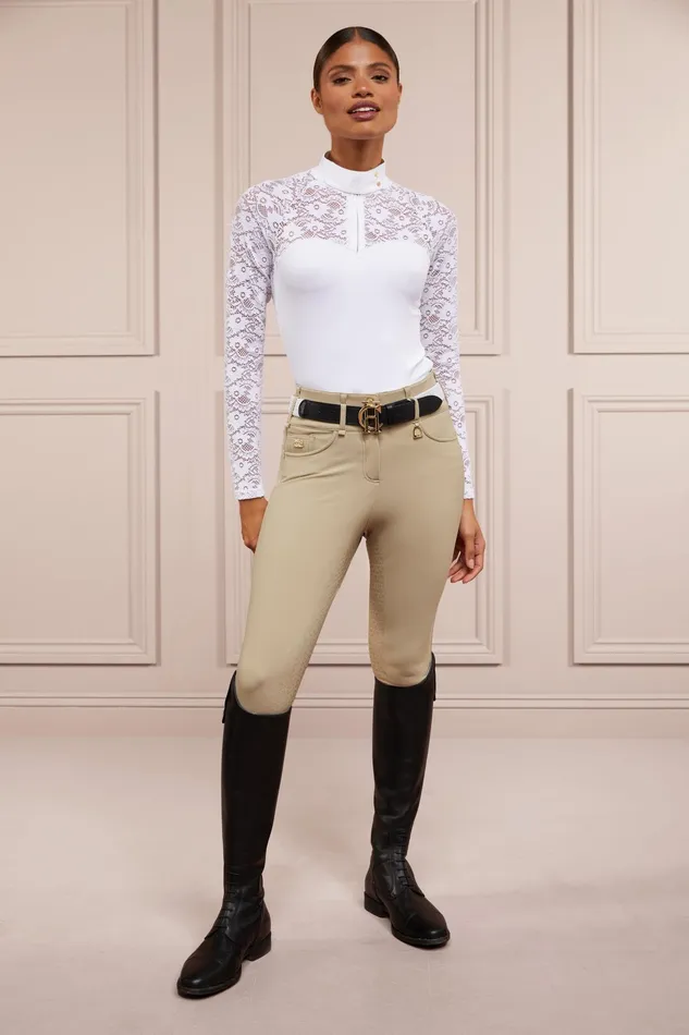 Holland Cooper Newbury Long Sleeve Base Layer Women Base Layers Holland Cooper Newbury Long Sleeve Base Layer Women Base Layers