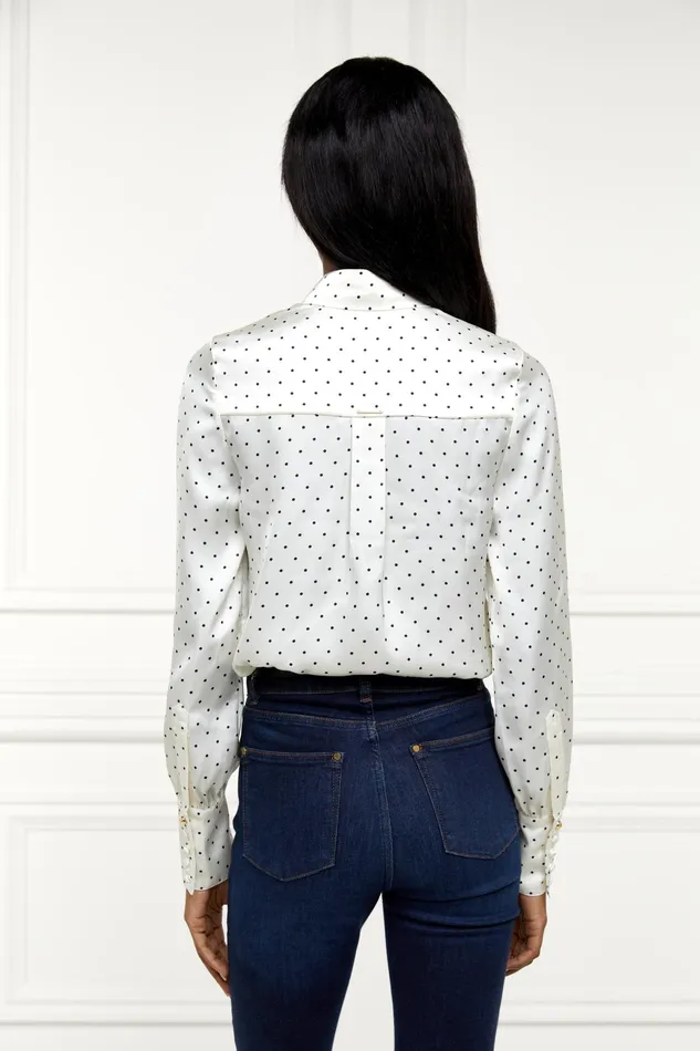 Holland Cooper Penny Satin Shirt Women Shirts and Blouses Holland Cooper Penny Satin Shirt Women Shirts and Blouses