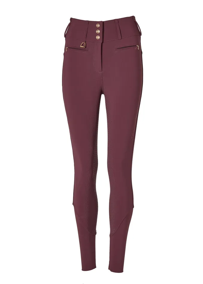 Holland Cooper Premium High Rise Breeches Aubergine Women Breeches