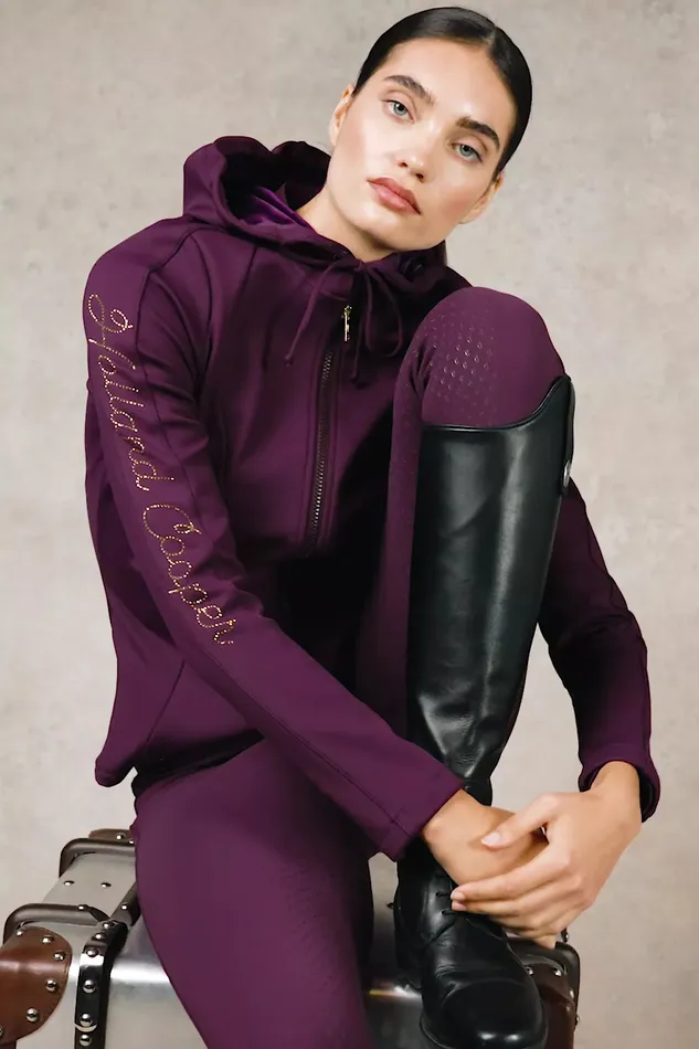 Holland Cooper Premium High Rise Breeches Aubergine Women Breeches