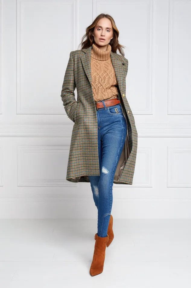 Holland Cooper Regency Coat Bredon Tweed Women Tailoring