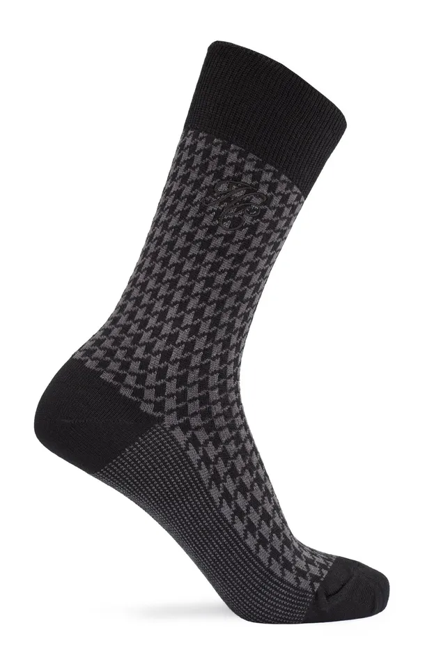 Holland Cooper S Sock Gift Box Charcoal Houndstooth Men Socks Holland Cooper S Sock Gift Box Charcoal Houndstooth Men Socks